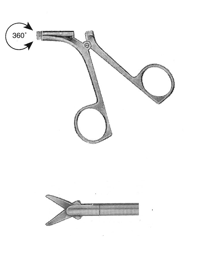 İZOLESİZ MAKAS R MODEL SAPLI ÇAP : 5MM L:36CM